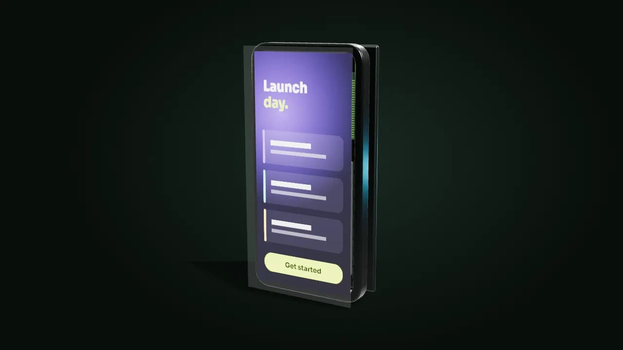 Textured & lit stage of the 3D product model