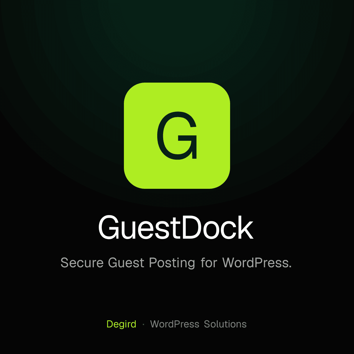 GuestDock — WordPress plugin