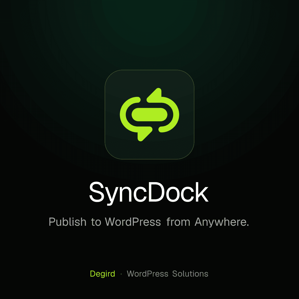 SyncDock — WordPress plugin